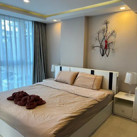芭堤雅市中心 Grand Avenue 一卧室城景 酒吧街 高速互联网智能电视 Apartment