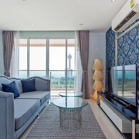 อพาร์ทเม้น Pattaya Apartments L Guest Friendly L Waterpark Gym Sauna Jacuzzi *