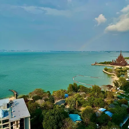 The Palm Wongamat ,world Class Luxury Seaview Condo, Private The Sanctuary Of Truth * Pattaya