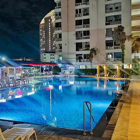 Apartment 5分钟到海边 市中心 全新房 全新泳池 自助锁 网络电视 阳台 私人洗衣机 可两房联订 Pattaya