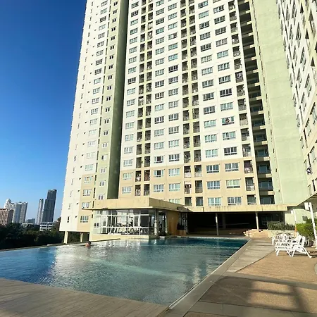 Hotel Nl-市区高层海景公寓-门口有双条车-室内设施齐全-近 Terminal 21-免费游池和健身-lumpini Pattaya