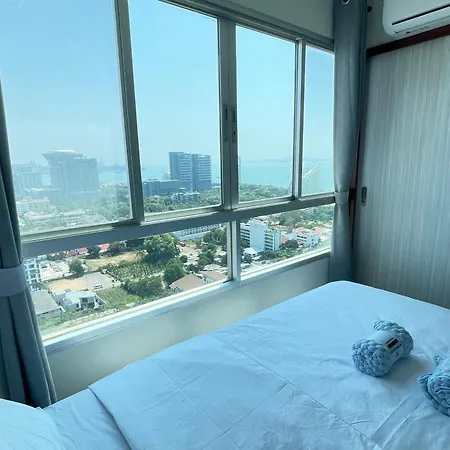Nl-市区高层海景公寓-门口有双条车-室内设施齐全-近 Terminal 21-免费游池和健身-lumpini Pattaya