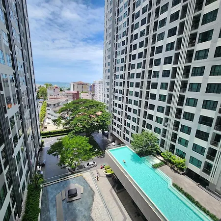 The Base海景网红顶层无边泳池 双卧室套房 海滩3分钟