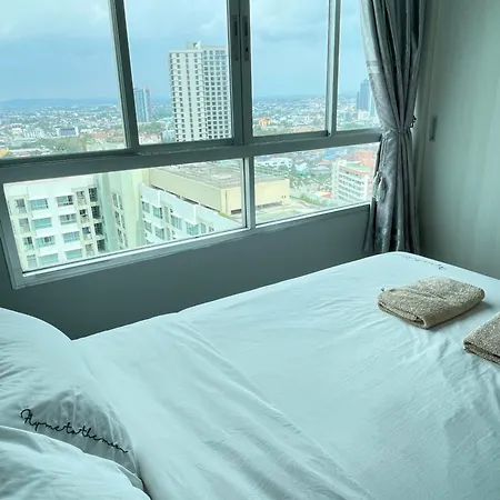 Nl-市区高层海景公寓-门口有双条车-室内设施齐全-近 Terminal 21-免费游池和健身-lumpini Hotel Pattaya