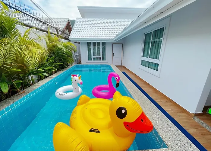 Pattaya Aqua Villa - Pool - Kitchen - Bbq - Smart Tv