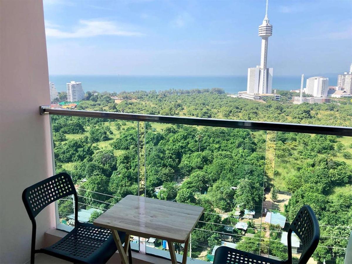 Grande Carribean Sea View&park View Comfortable 1 Bedroom For 3 Person With Washing Machine , Kitchen And Utensils For The Cooking * Pattaya