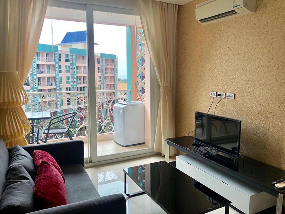 Grande Carribean Sea View&park View Comfortable 1 Bedroom For 3 Person With Washing Machine , Kitchen And Utensils For The Cooking * Pattaya