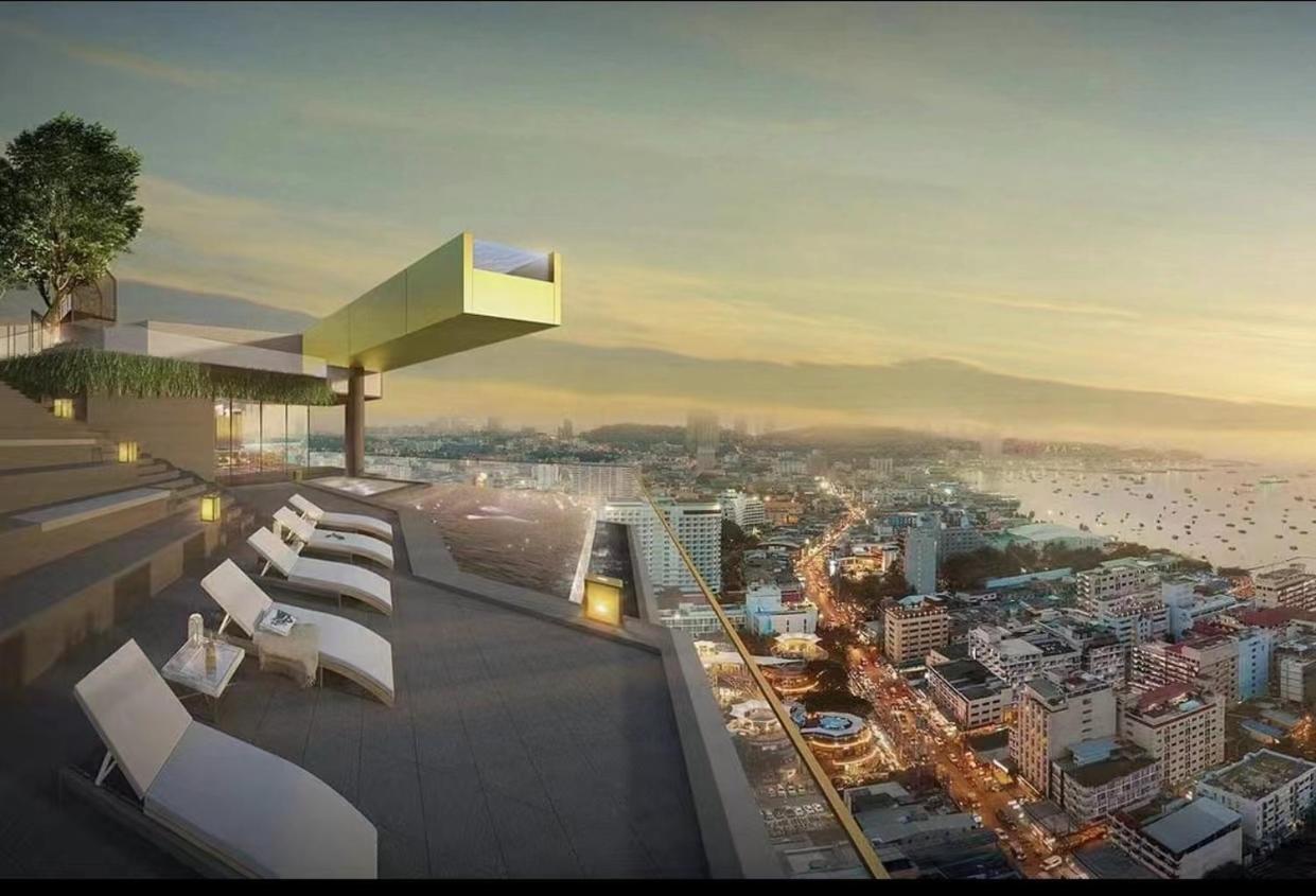 芭提雅the Edge海景一卧室公寓 Apartamento *