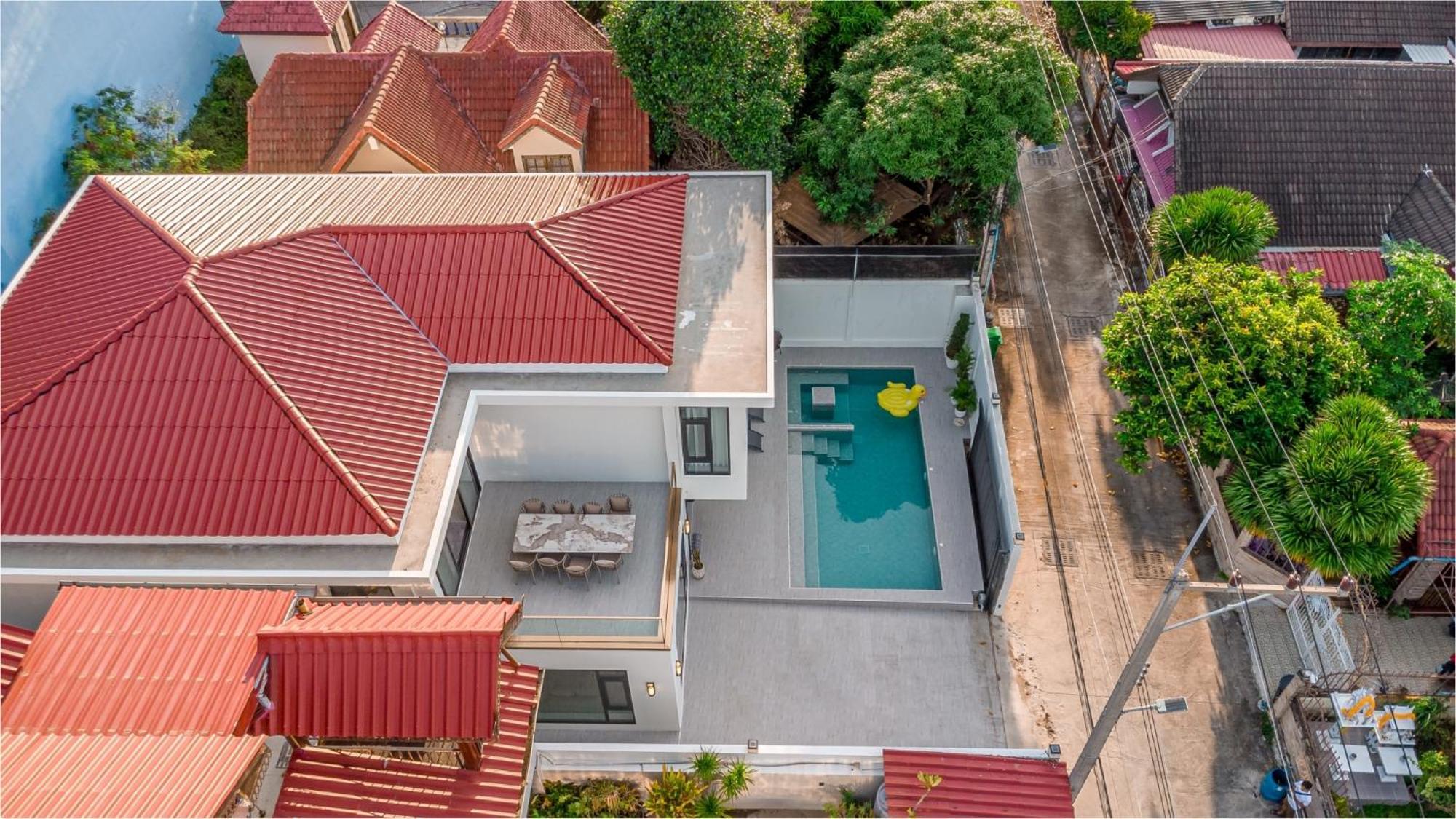 Urban 4 Bedroom-independent Swimming Pool And Ktv Villa *