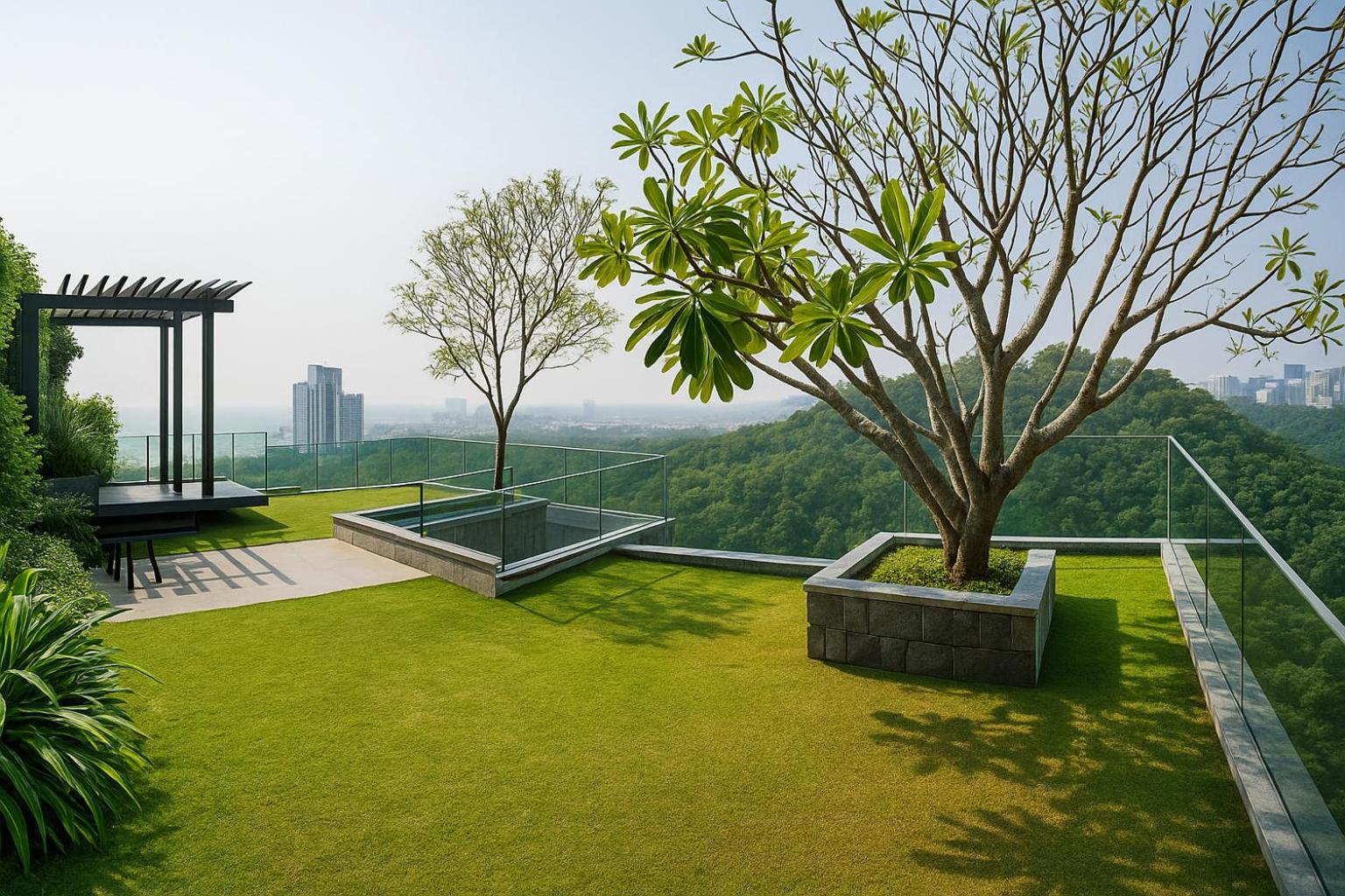 Luxury Hill Pool View Near And Walking Street In Apartment Pattaya