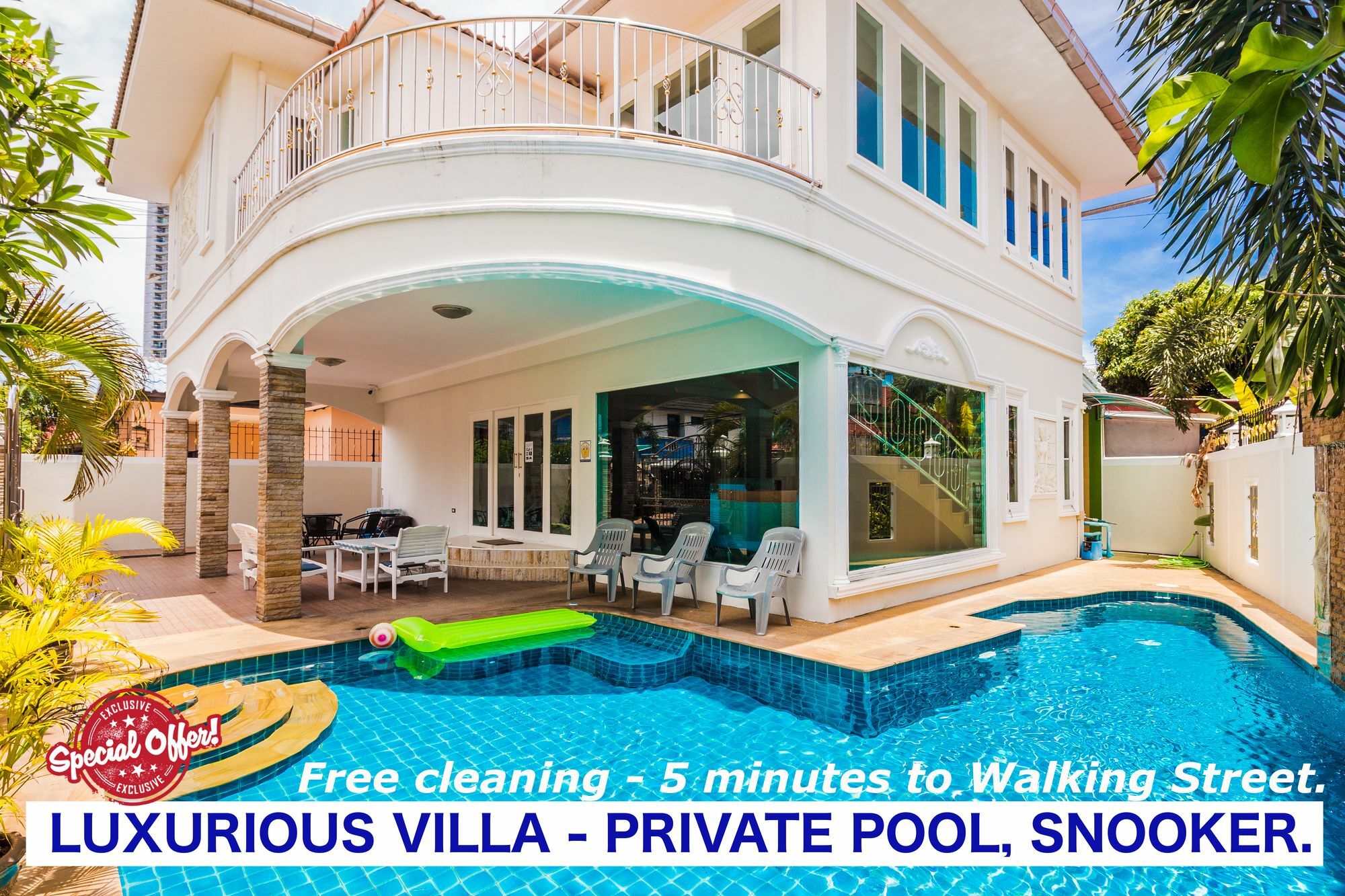 Villa Baan Kanittha - Tewaree 4 Bedrooms Pool Pattaya
