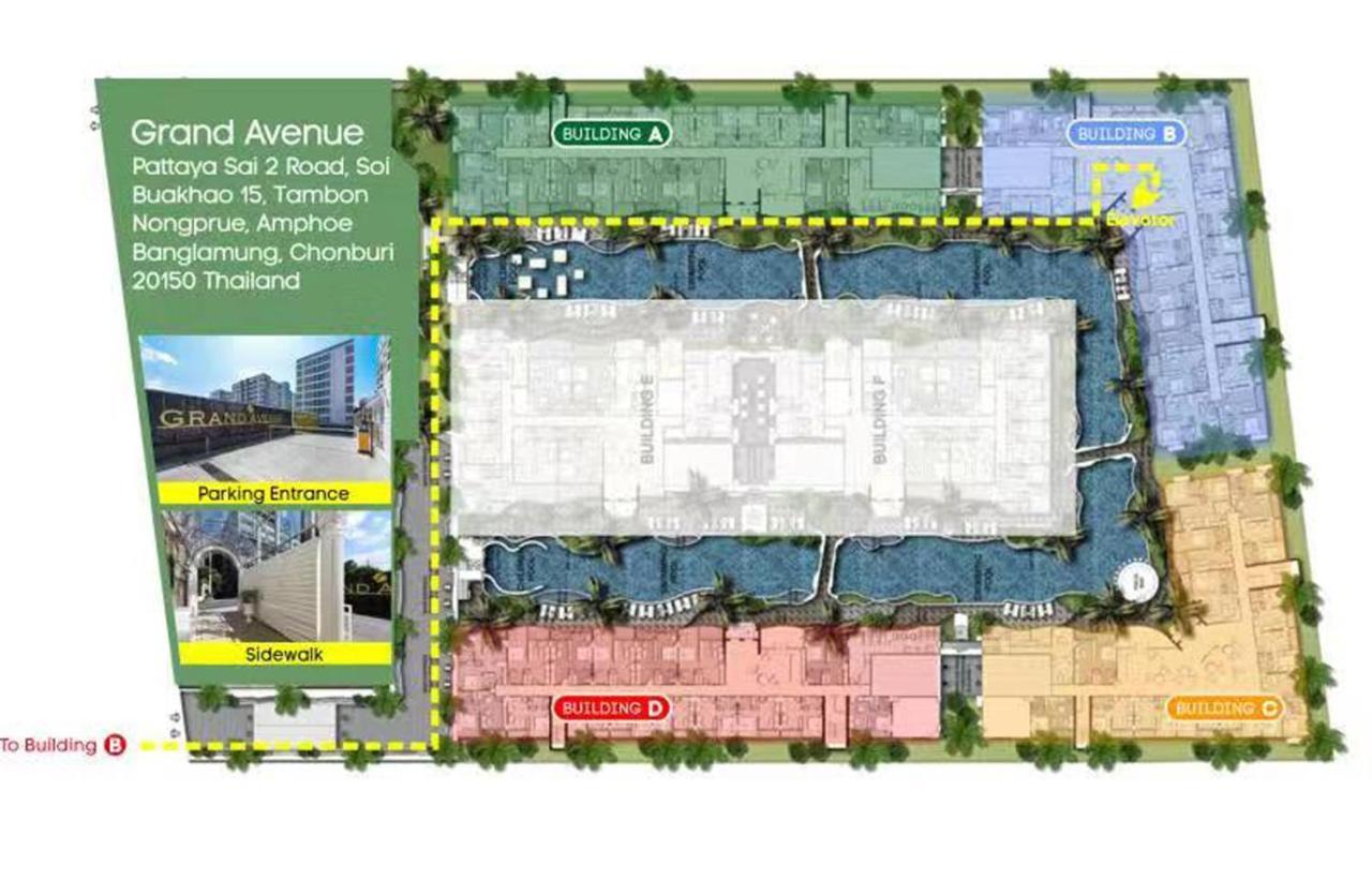 Apartment 林荫大道 Grand Avenue # Kingland Condotel Pattaya